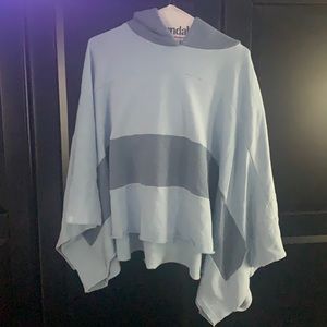 Free people sweatshirt poncho